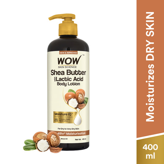 Shea Butter and Cocoa Butter Moisturizing Body Lotion, Deep Hydration