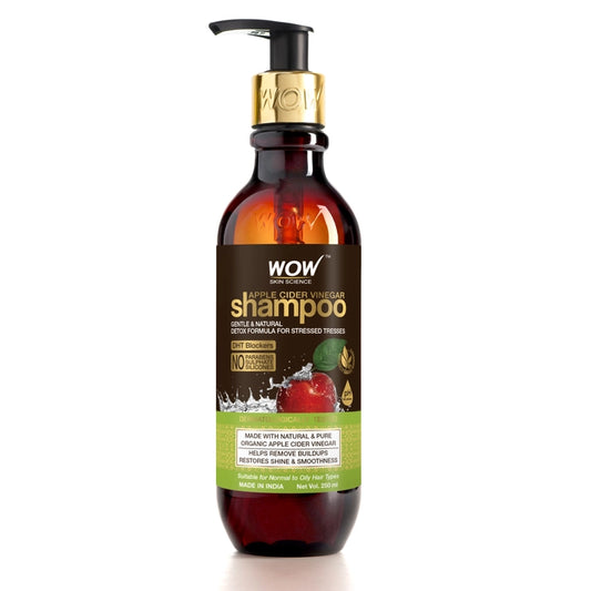 Apple Cider Vinegar Shampoo - Restores Shine & Smoothness - No Parabens, Sulphates & Silicones - 250 ml