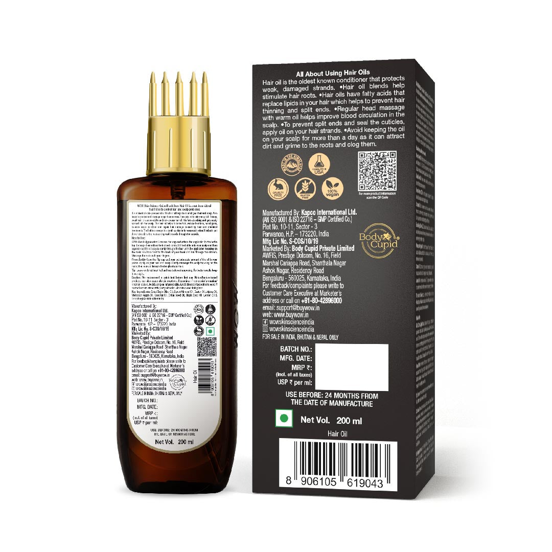 Onion Oil for Hair Fall Control with Comb Applicator - 200mL