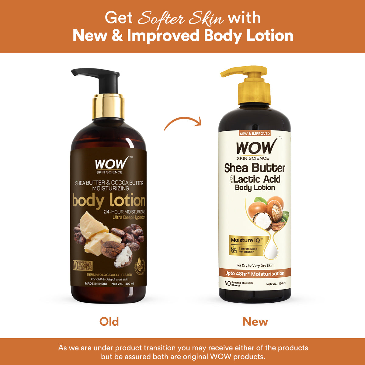 Shea Butter and Cocoa Butter Moisturizing Body Lotion, Deep Hydration