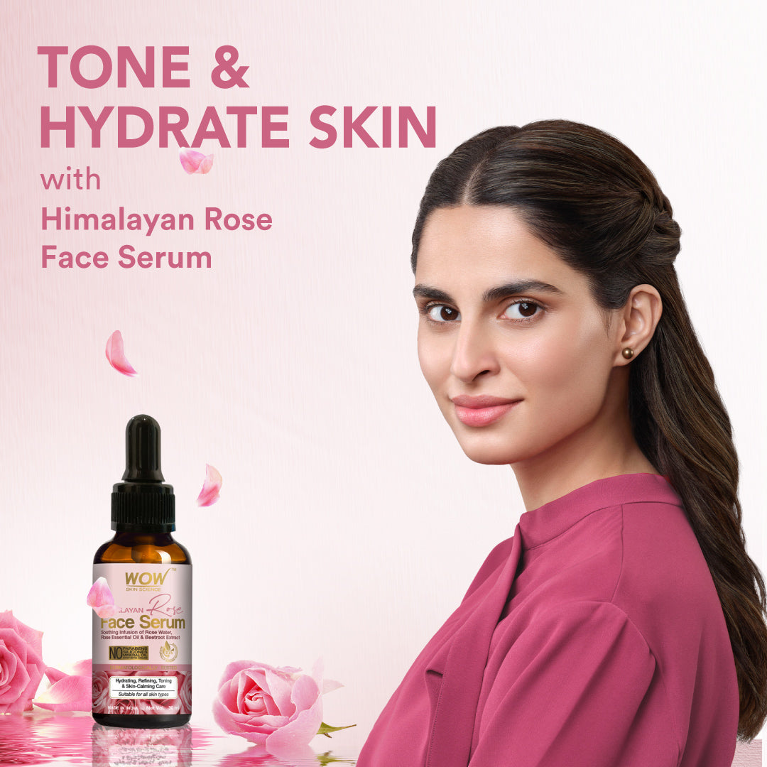 Himalayan Rose Face Serum - for Hydrating & Toning Skin