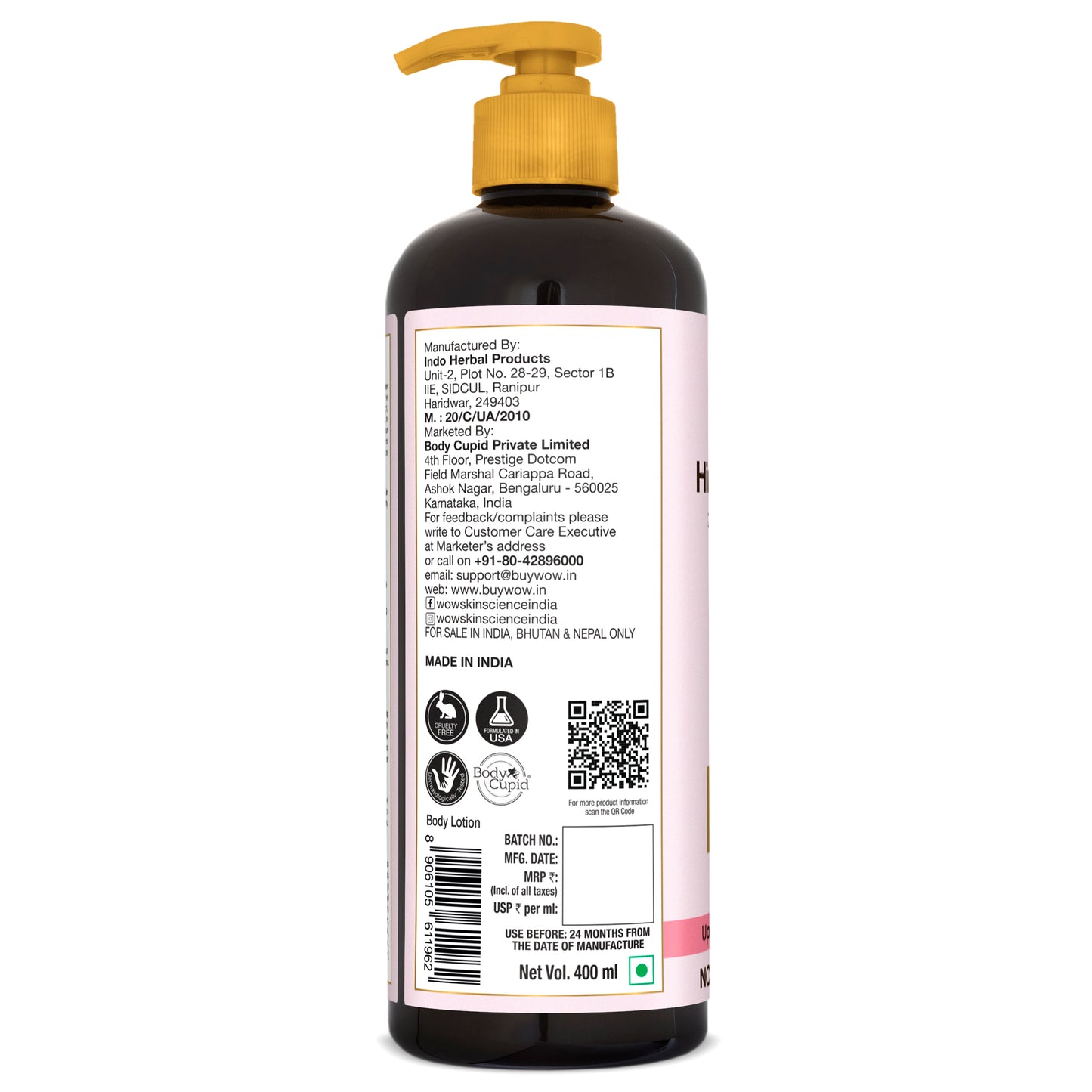 Himalayan Rose Body Lotion - Upto 48hr* Moisturisation