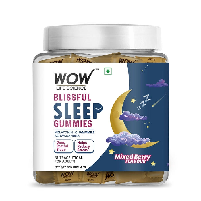 Blissful Sleep Gummies With 5mg Melatonin For Stronger & Stress Free Sleep