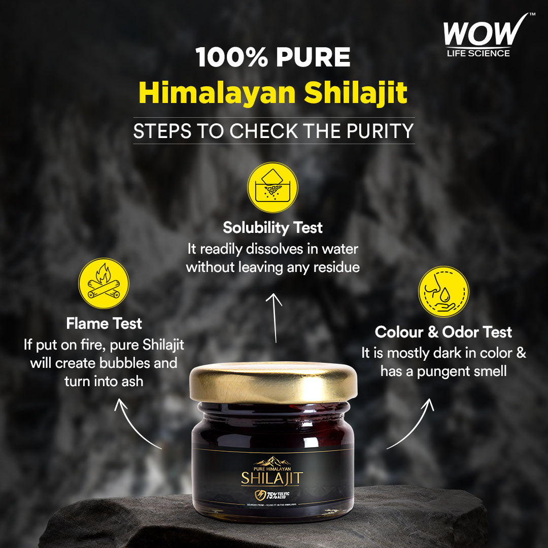 Pure Himalayan Shilajit / Shilajeet Resin - 20g | Guaranteed 75% Fulvic Acid