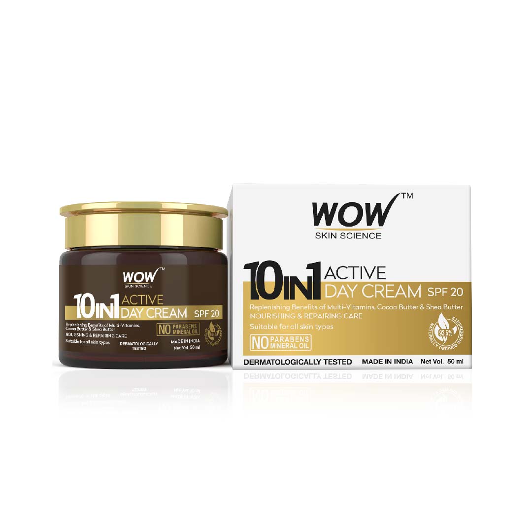 10 in 1 Active Day Cream - For Moisturize, Nourish, Protect, Brighten - 50 ml