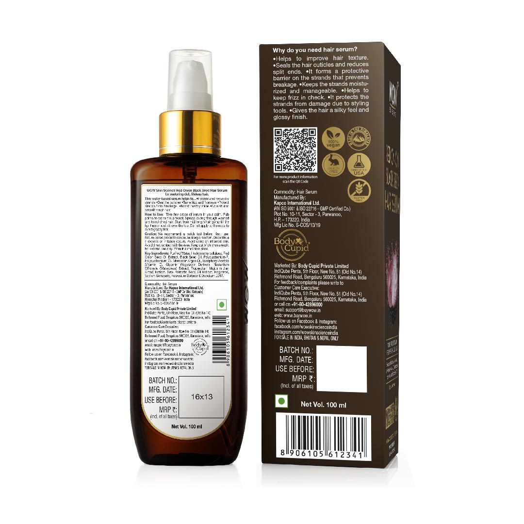 Onion Hair Serum for Hair Growth, Hair Fall Control, Dry and Frizzy Hair - 100 ml