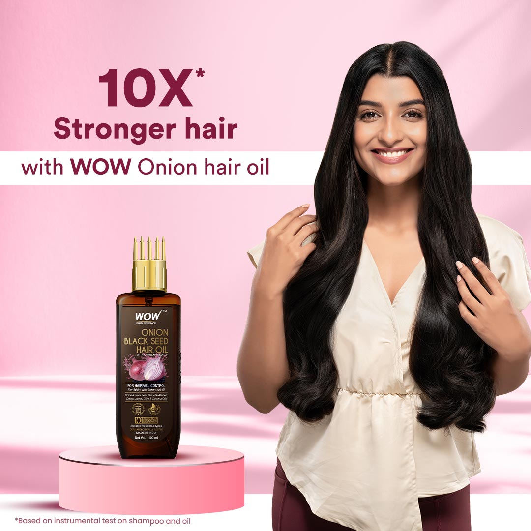 Onion Oil for Hair Fall Control - For Men & Women - 100 mL