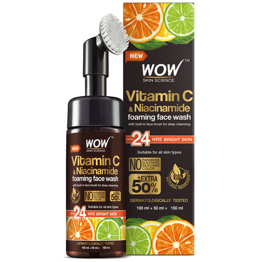 Vitamin C Foaming Face Wash for Skin Brightening