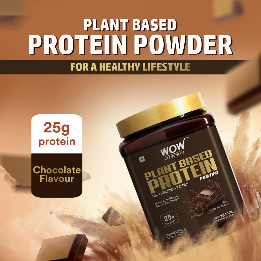 Plant-Based Protein Powder - Made from Pea & Brown Rice Protein – For a healthier lifestyle - 500g