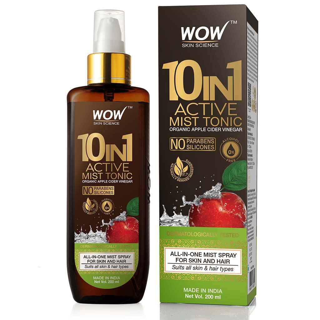 10 in 1 Active Apple Cider Vinegar Mist Tonic - Suits all skin & hair types - 200 ml