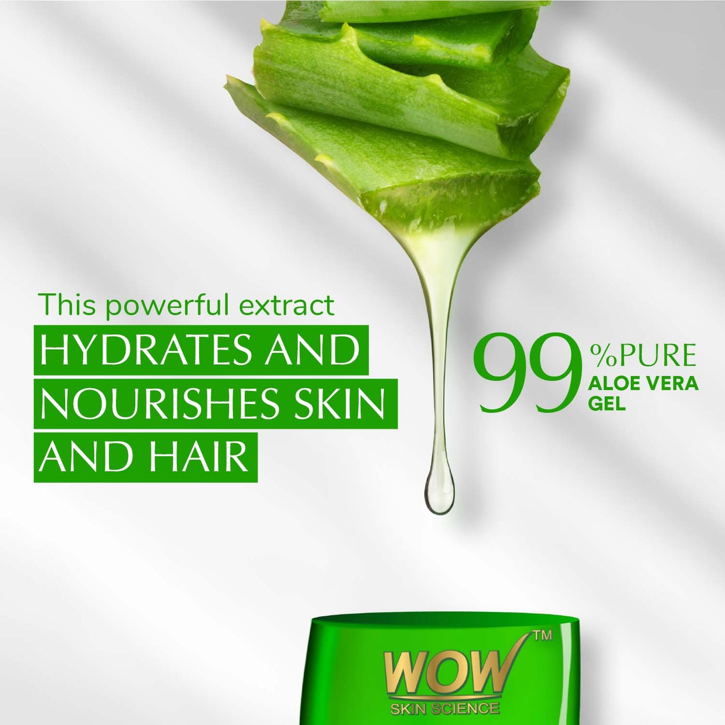 Aloe Vera Gel for Skin & Hair