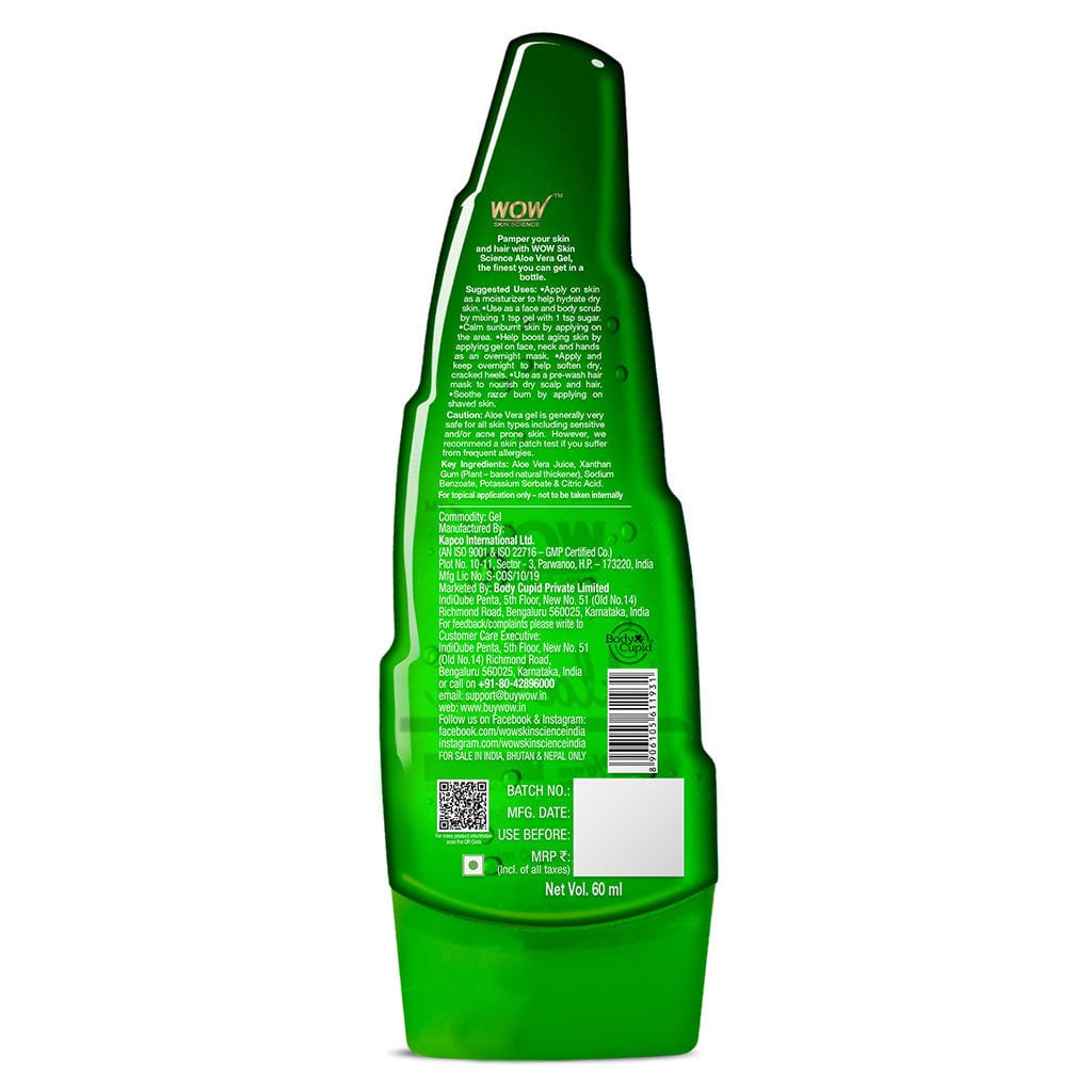 Aloe Vera Gel - For Skin and Hair