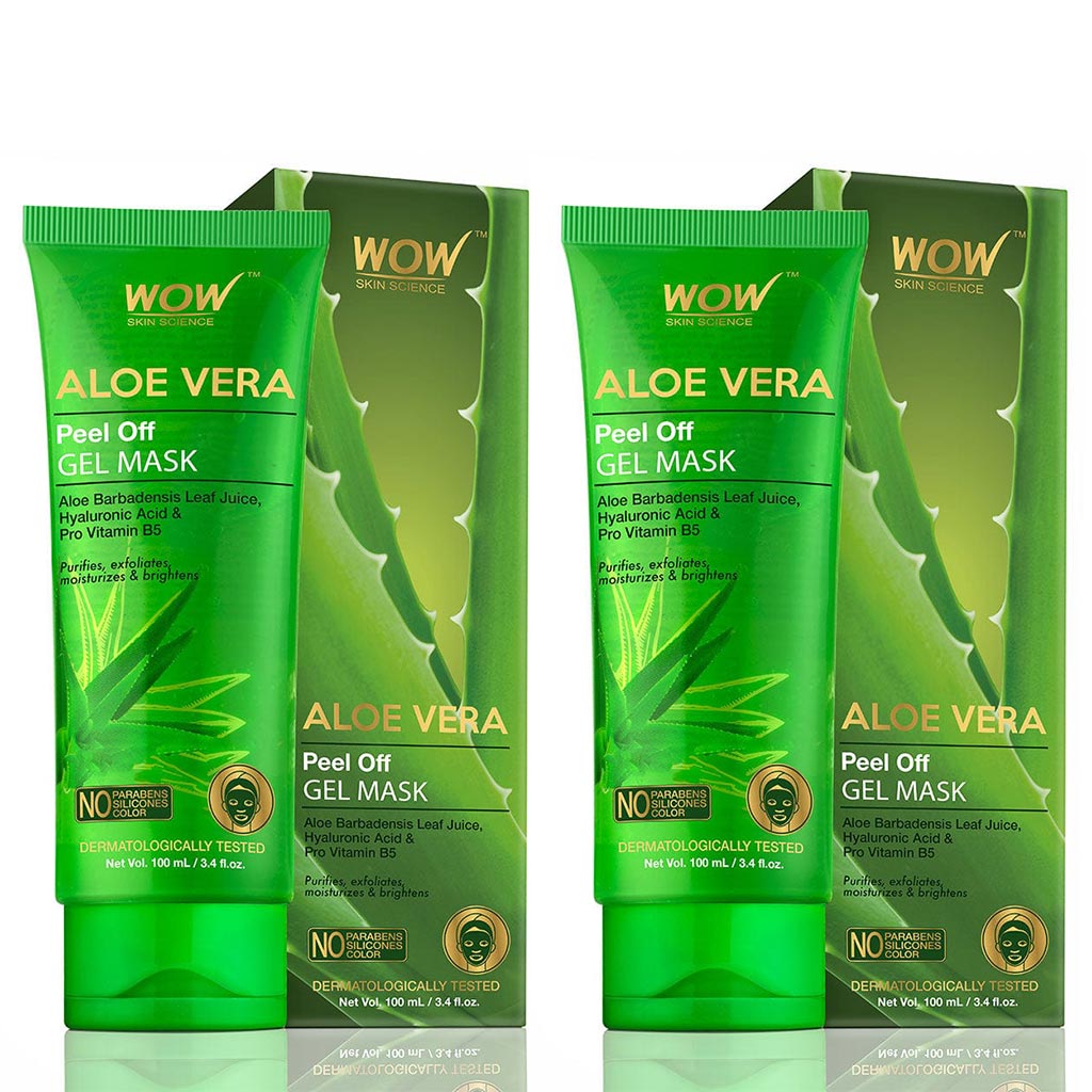 Aloe Vera with Hyaluronic Acid & Pro Vitamin B5 Peel Off Gel Mask