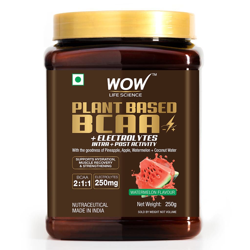 Plant Based BCAA Supplement For Muscle Recovery, Growth and Muscle Strengthening - Watermelon 250g