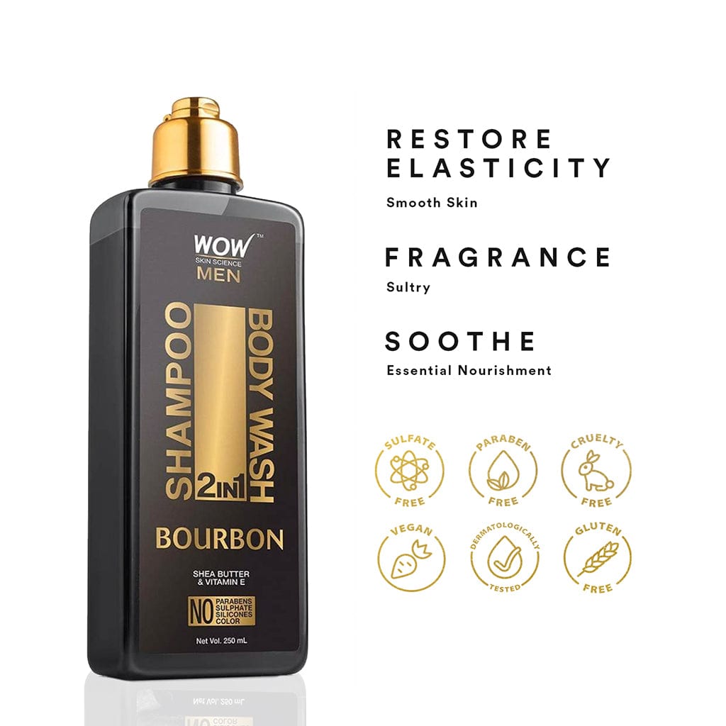 Bourbon 2-In-1 Shampoo + Body Wash