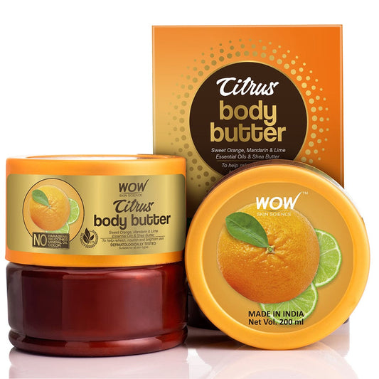 Citrus Butter - No Parabens, Silicones, Mineral Oil & Color - 200 ml