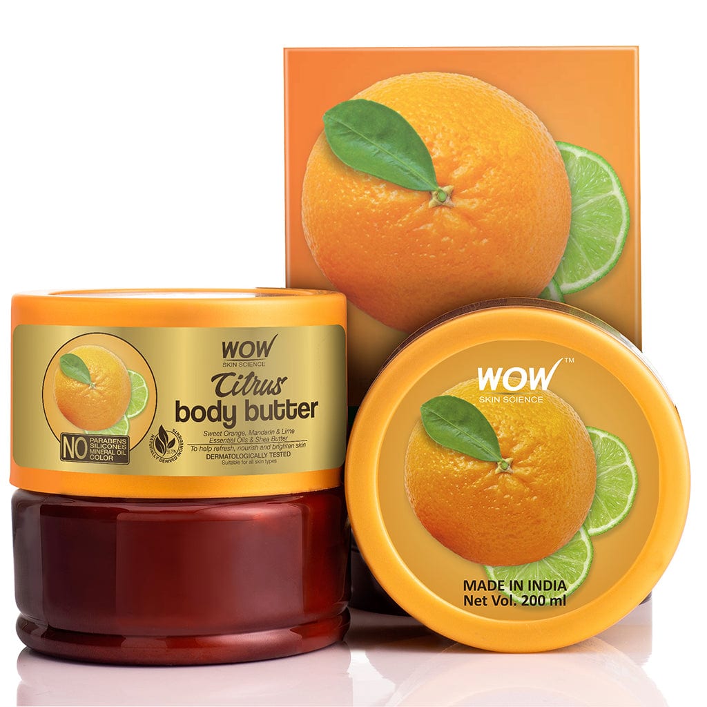 Citrus Butter - No Parabens, Silicones, Mineral Oil & Color - 200 ml