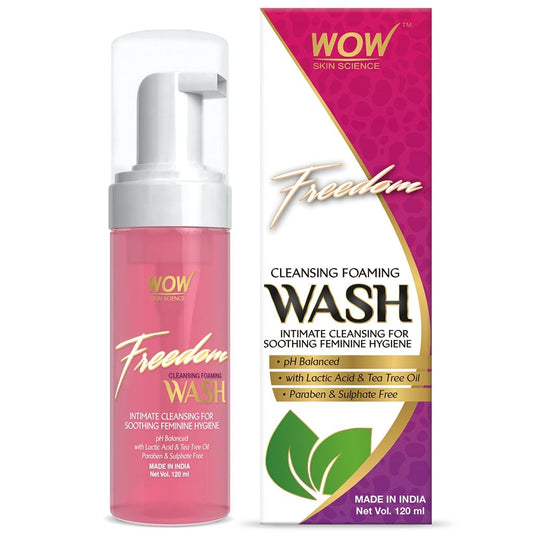 Freedom Cleansing Foaming Wash - Intimate Hygiene for Women- 120 ml