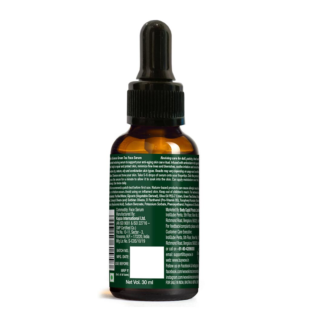 Green Tea Face Serum - For Repair & Restore Your Skin - For Men & Women - 30ml