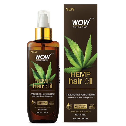 Hemp Hair Oil - For Dry, Damaged and Chemically Treated Hair - 150ml