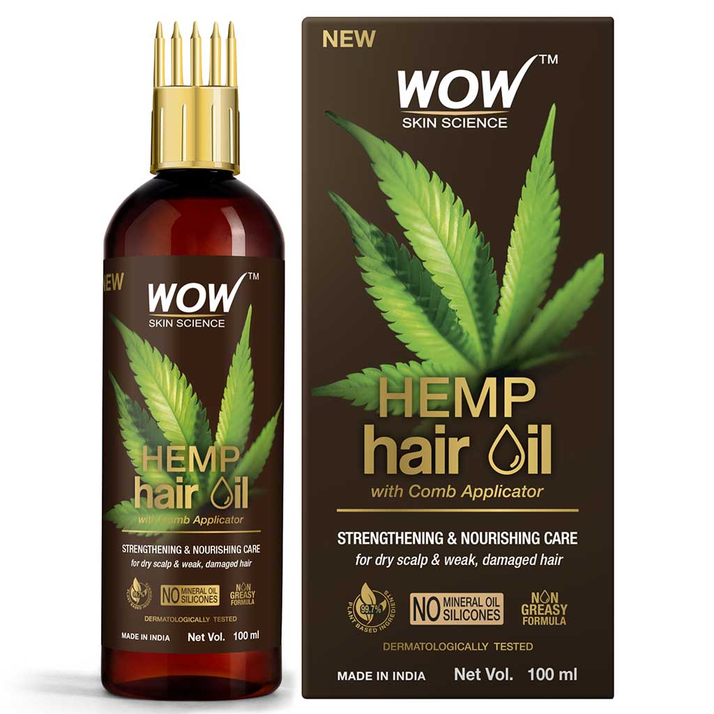 Hemp Hair Oil - For Dry, Damaged and Chemically Treated Hair - 100ml