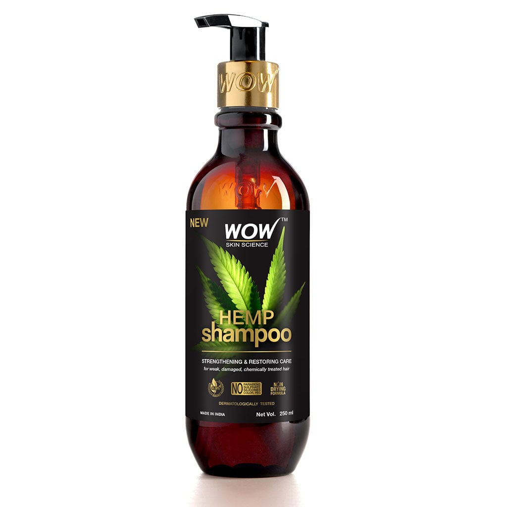 Hemp Shampoo for Strengthening and Restoring Hair - For Stressed Scalp & Dry Hair