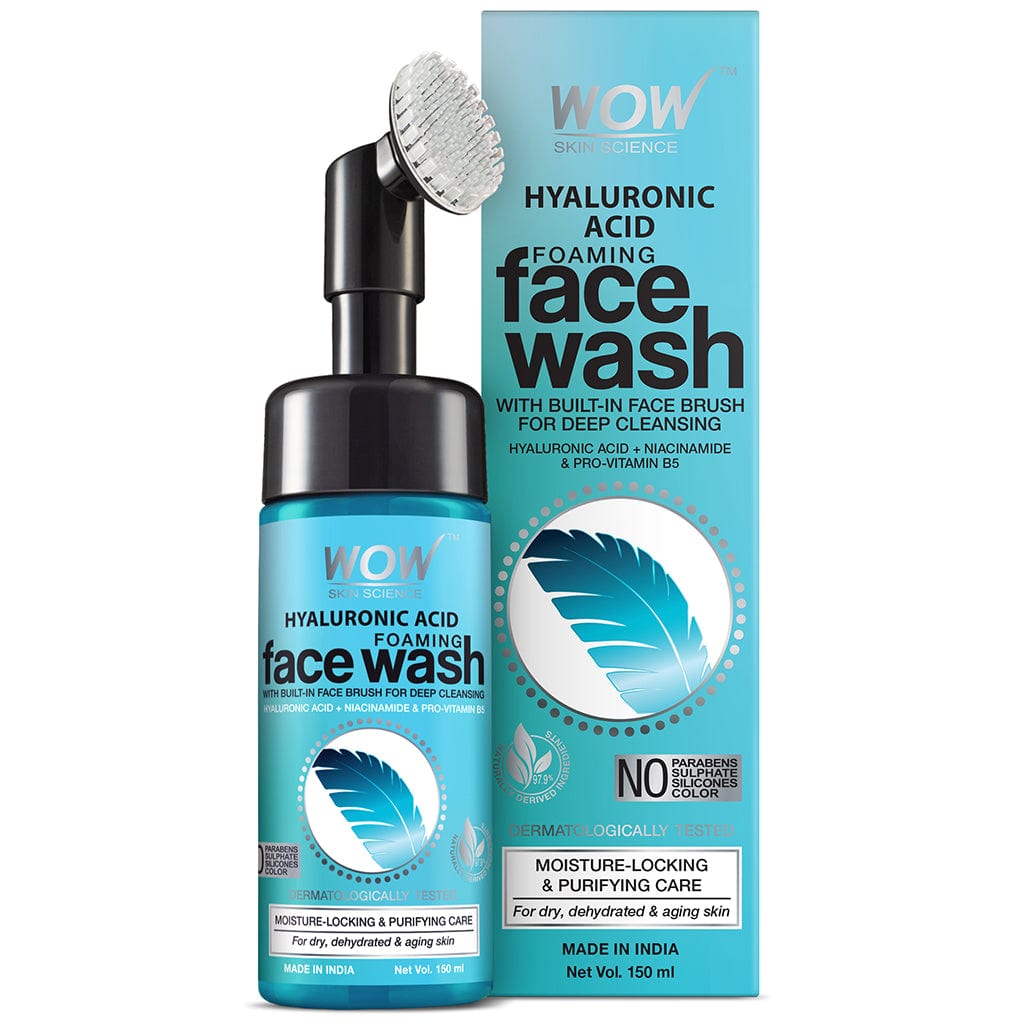 Hyaluronic Acid Face Wash - Facial wash for Dry Skin & Intense Face Cleansing