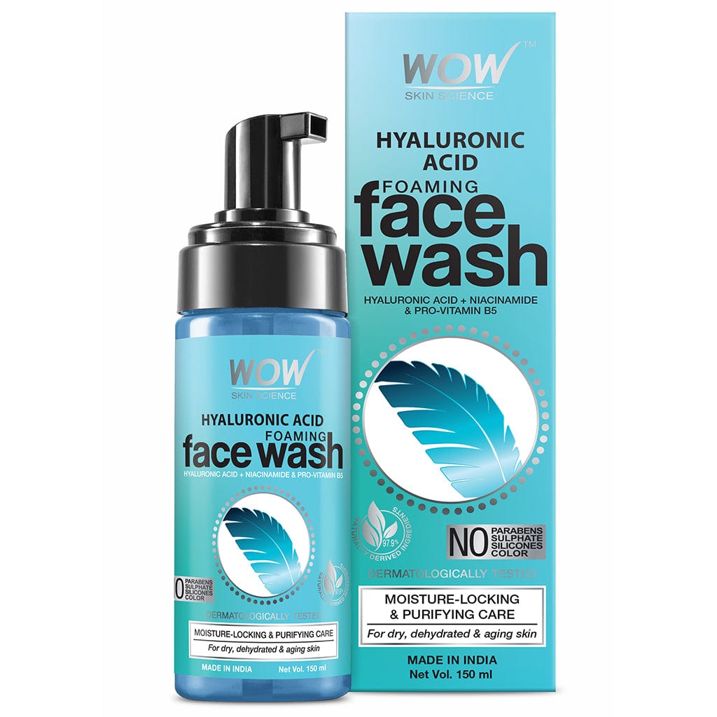 Hyaluronic Acid Face Wash - Facial wash for Dry Skin & Intense Face Cleansing