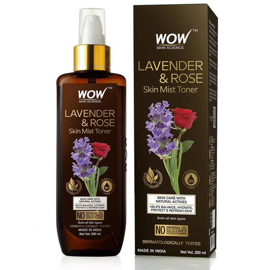 Lavender & Rose No Parabens & Sulphate Skin Mist Toner - 200 ml