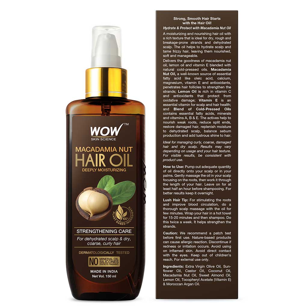 Macadamia Nut Hair Oil