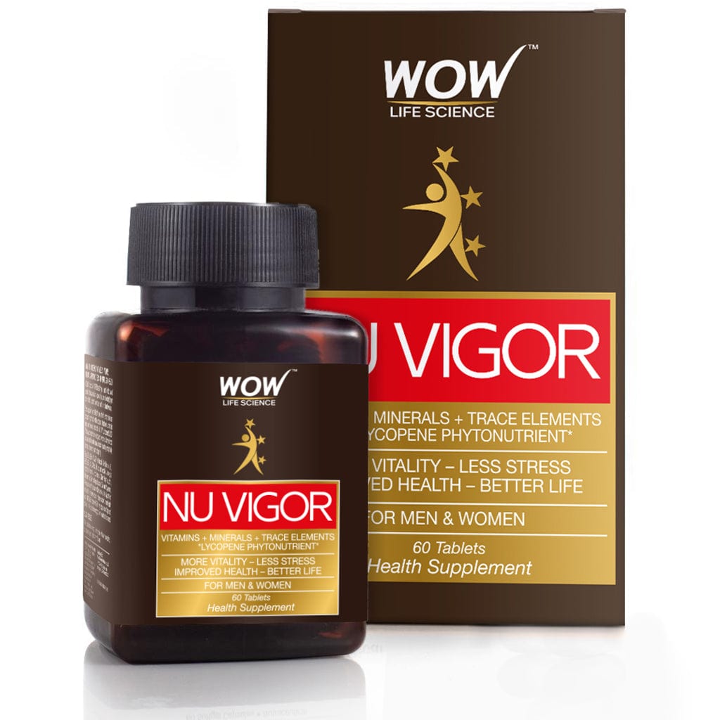 WOW Life Science Nu Vigor 60 Capsules - BuyWow