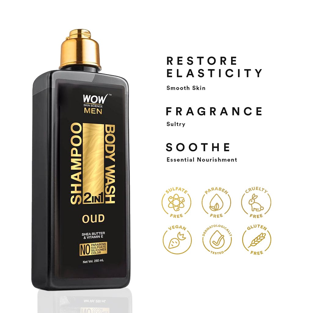 Oud 2-In-1 Shampoo + Body Wash