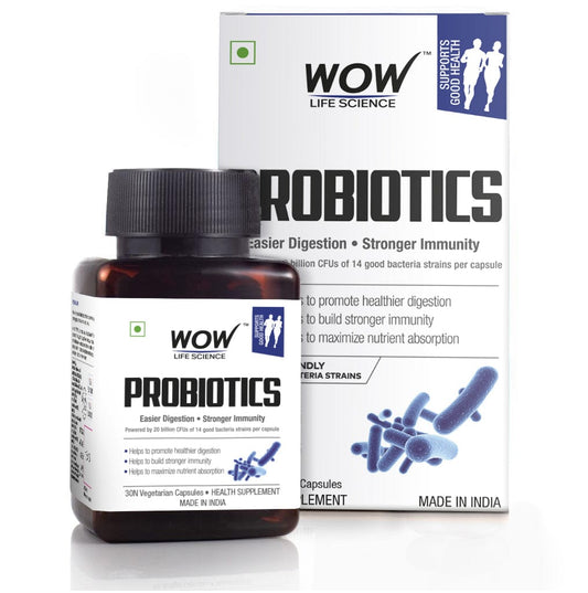 Probiotics 20 Billion CFU (14 Probiotic Strains) 500mg - 30 Vegetarian Capsules