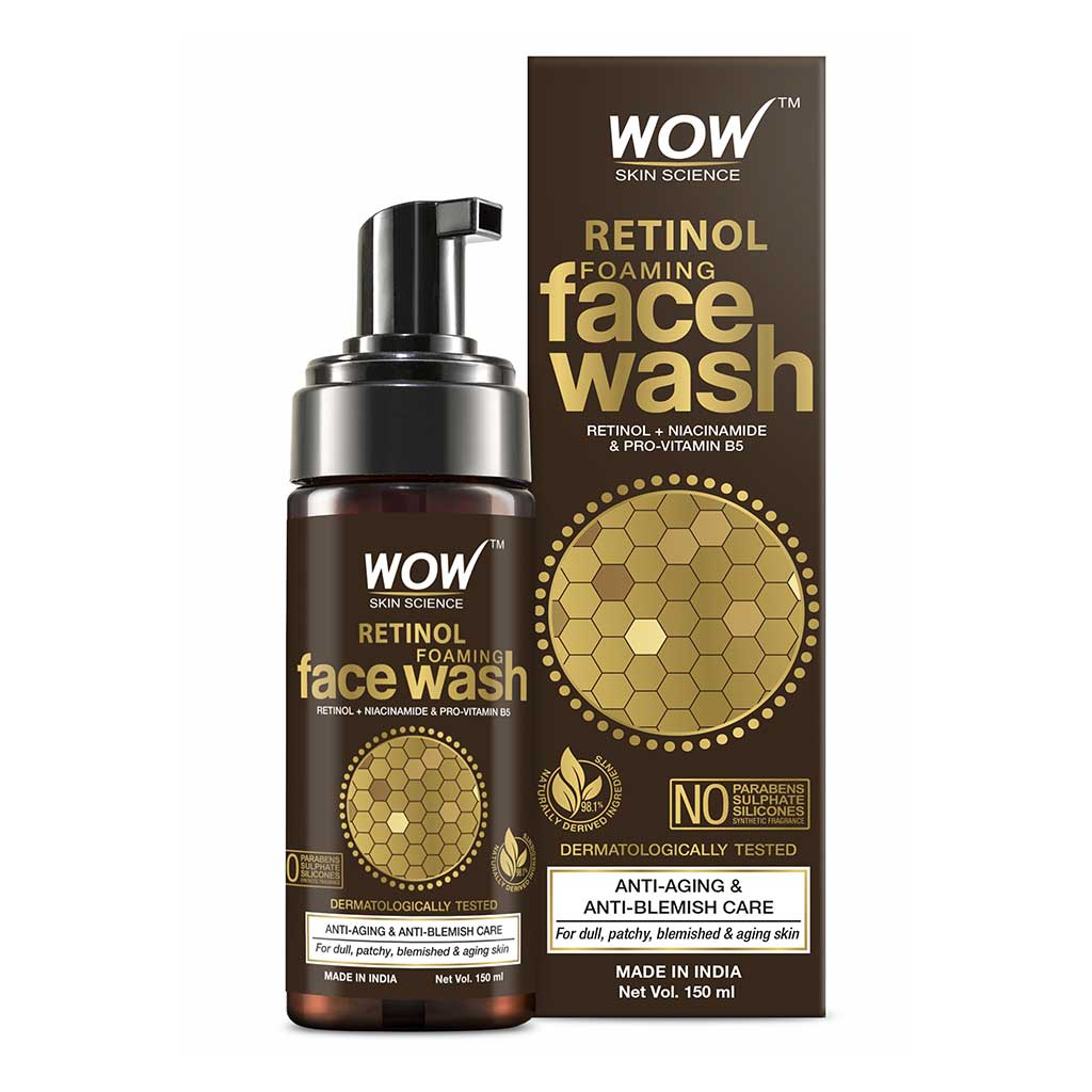 Retinol Face Wash For Fine Lines, Age Spots & Blemishes