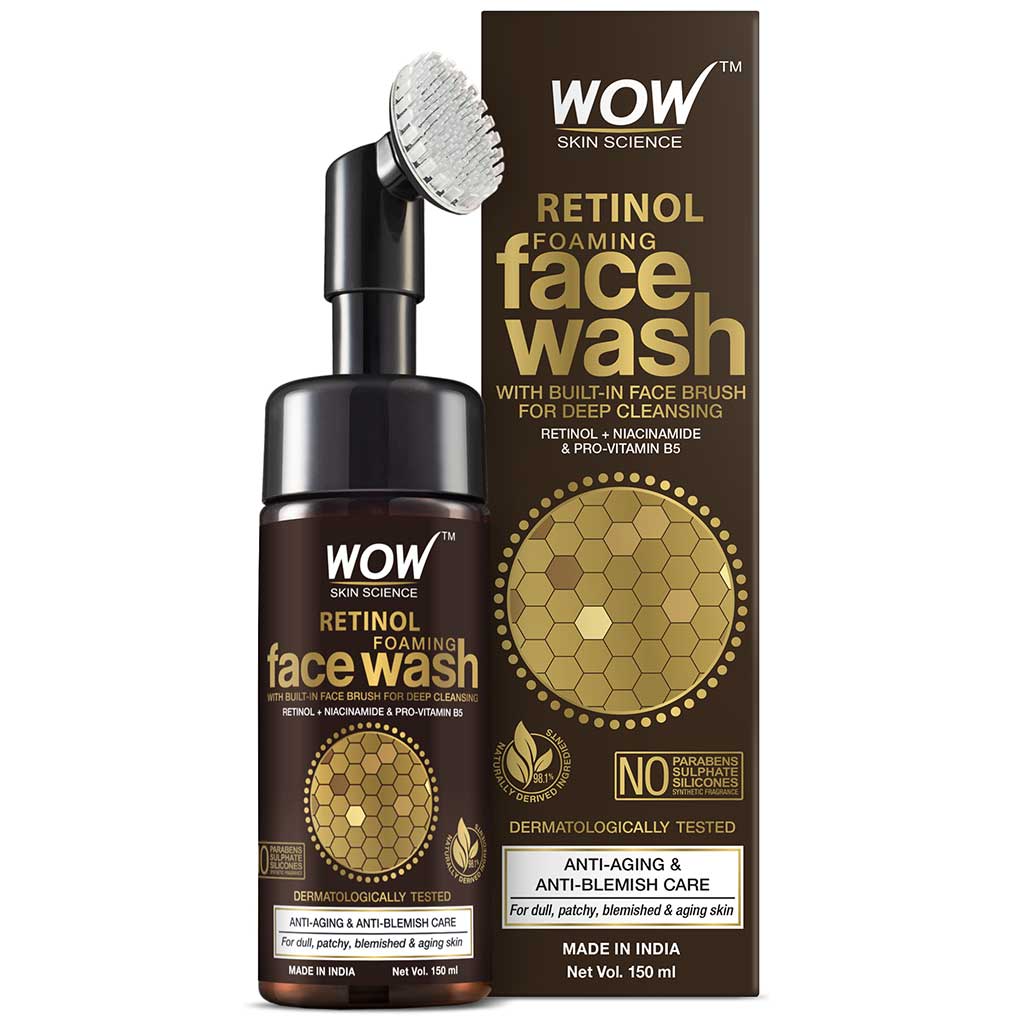 Retinol Face Wash For Fine Lines, Age Spots & Blemishes