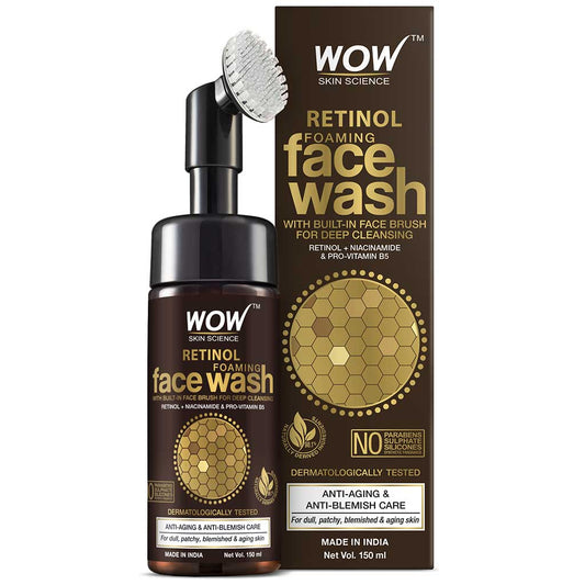 Retinol Face Wash For Fine Lines, Age Spots & Blemishes