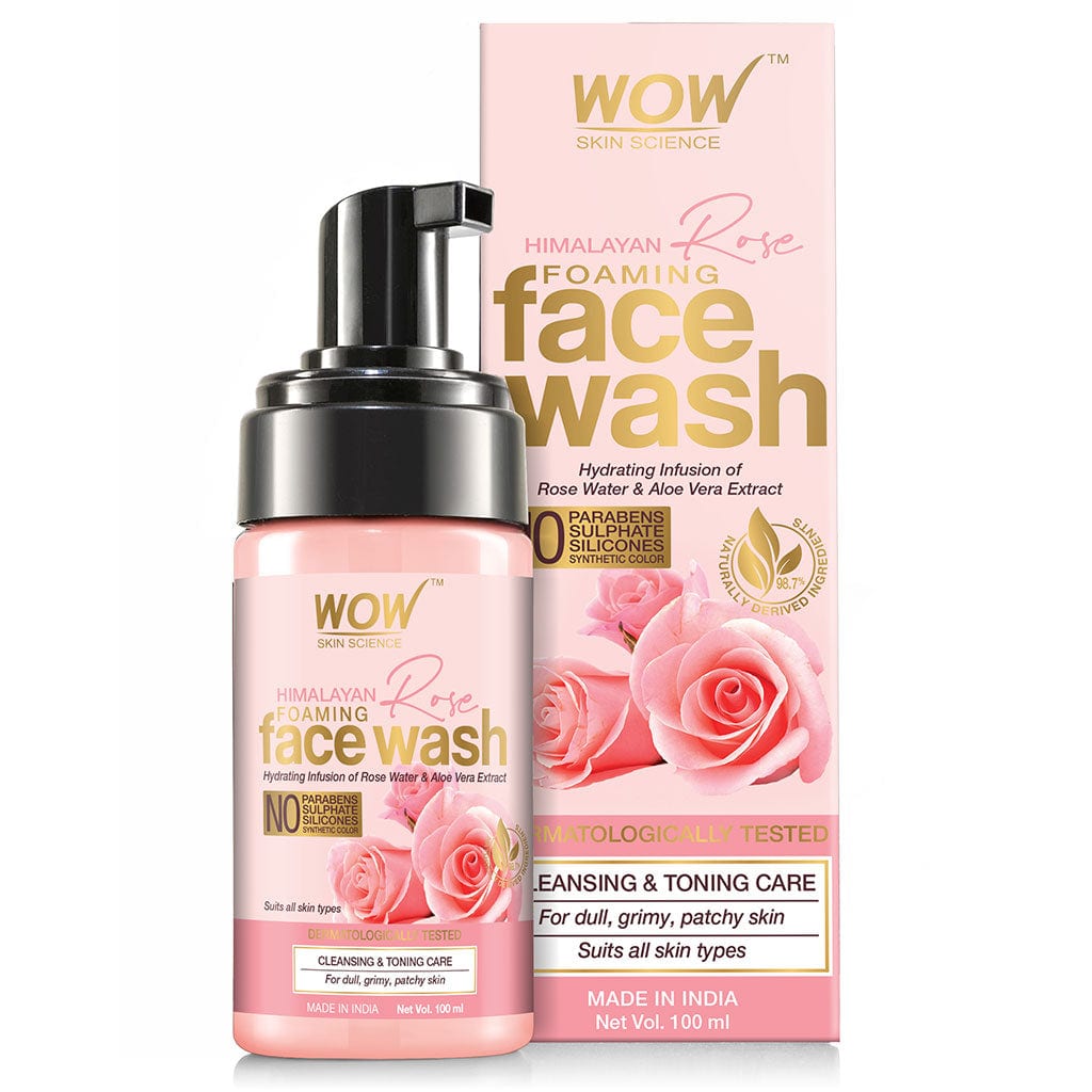 Himalayan Rose Foaming Face Wash - For dull, grimy, patchy skin - For all skin Type