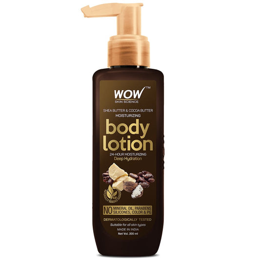 Shea and Cocoa Butter Moisturizing Body Lotion - Deep Hydration - 200 ml