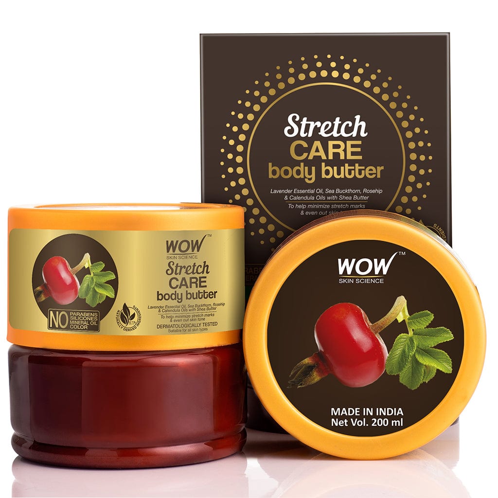 Stretch Care Body Butter - No Parabens, Silicones, Mineral Oil & Color - 200 ml