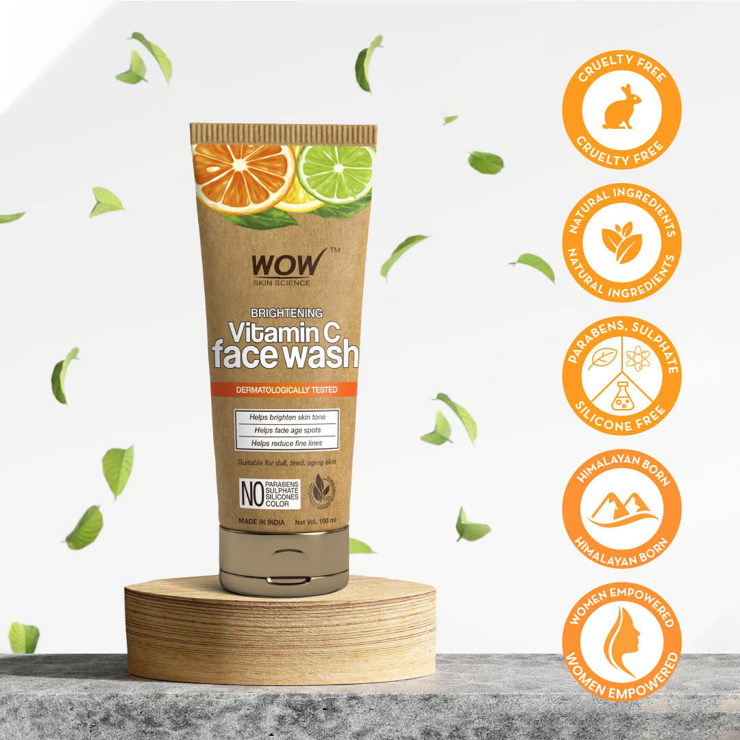 Vitamin C Face Wash In Paper Tube - 100ml