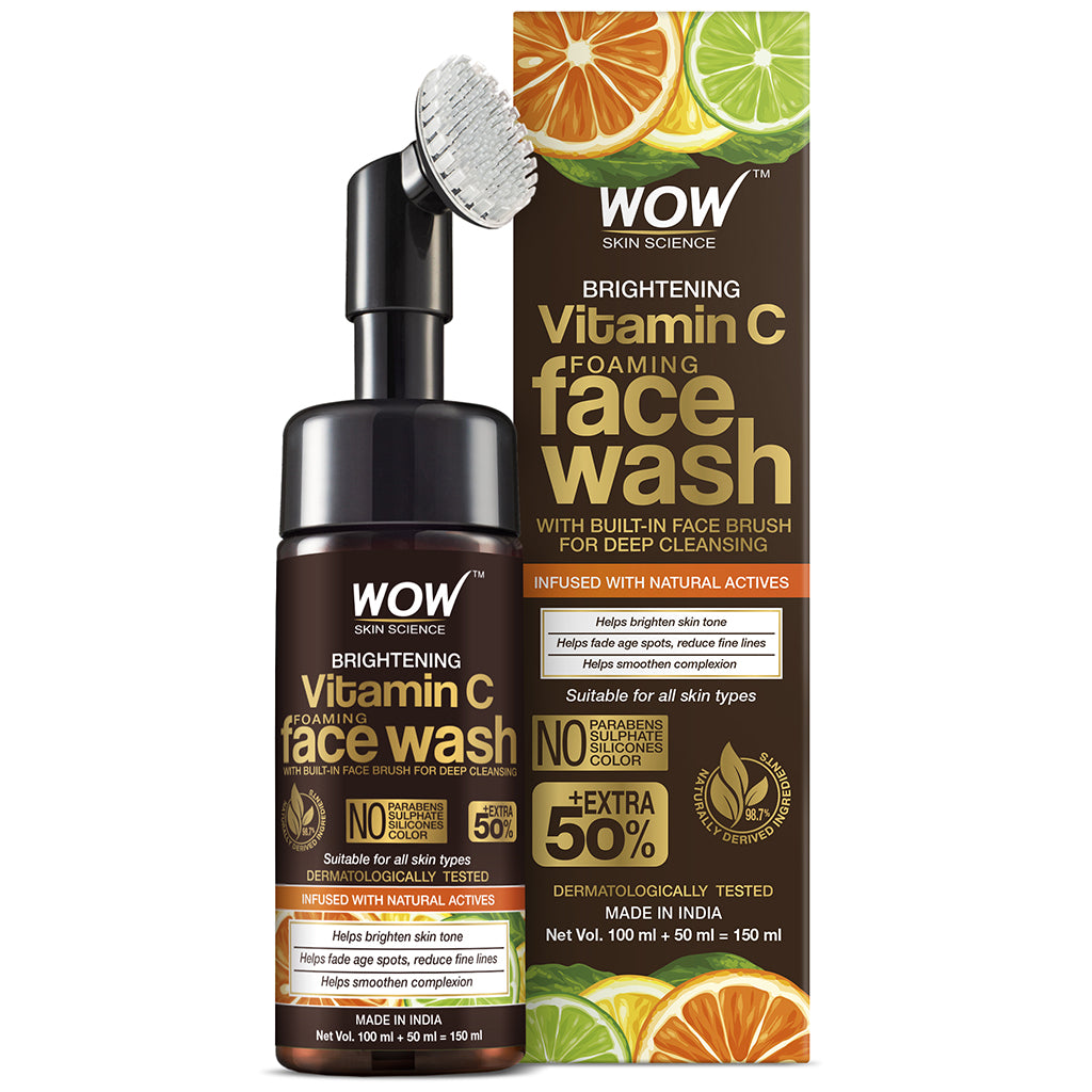 Vitamin C Foaming Face Wash for Skin Brightening