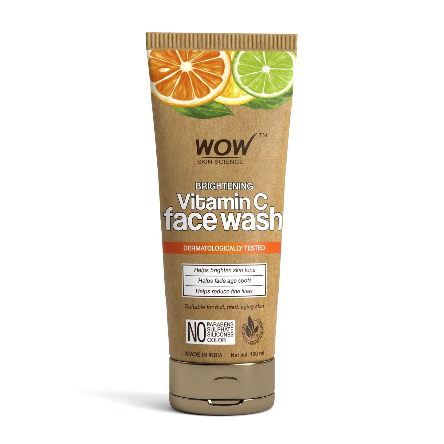 Vitamin C Face Wash In Paper Tube - 100ml