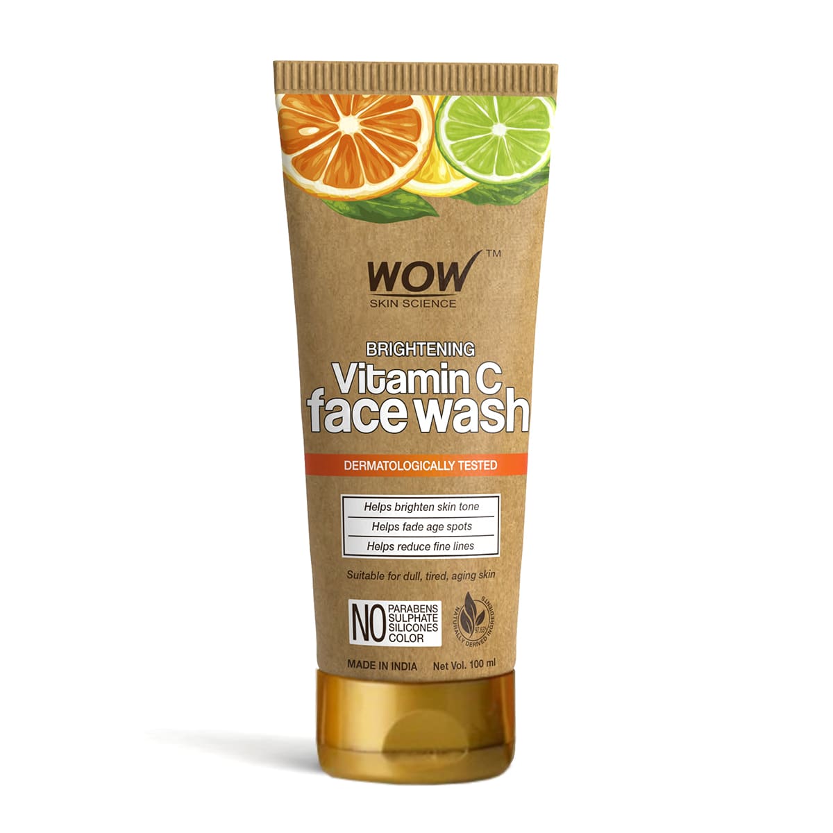 Vitamin C Face Wash In Paper Tube - 100ml