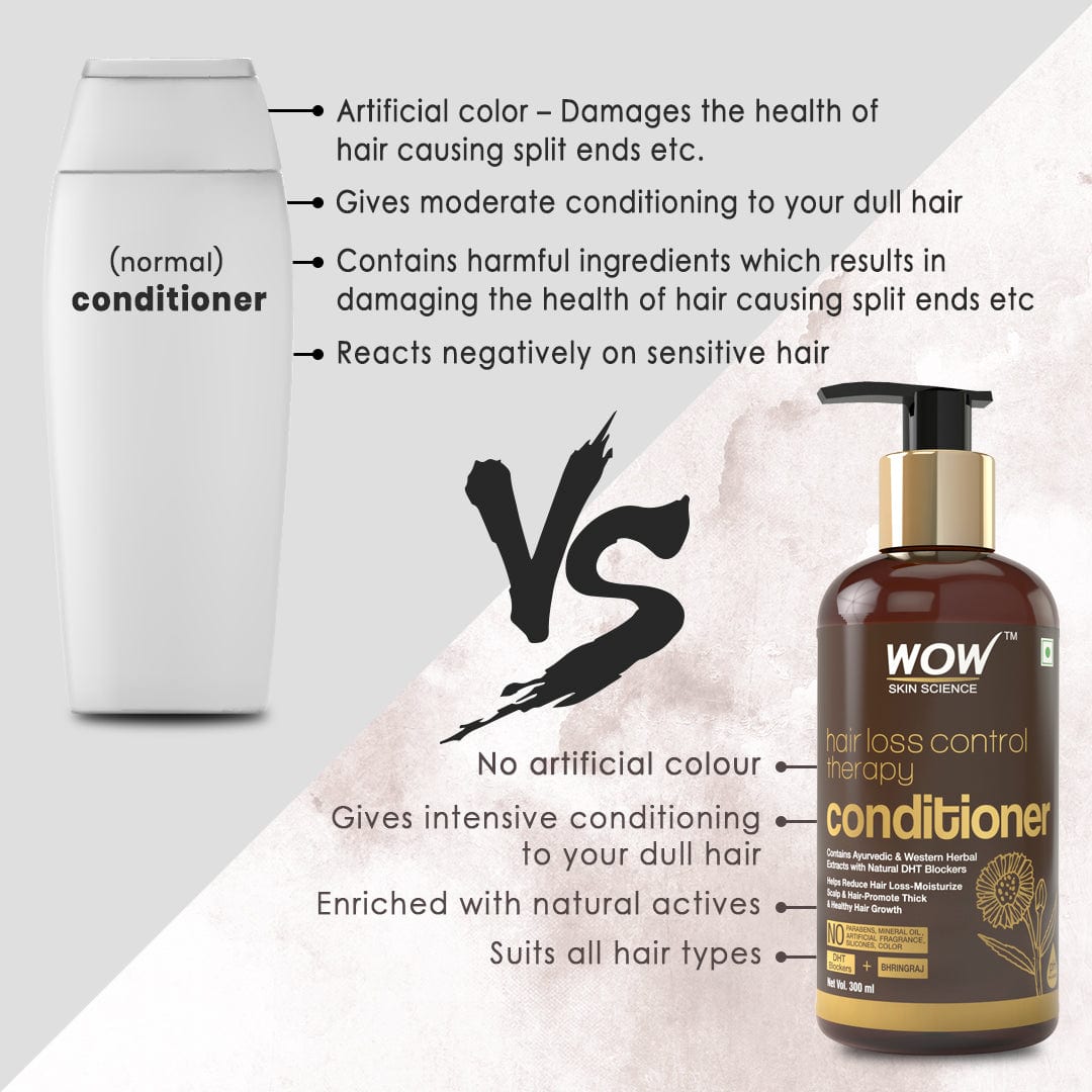 WOW Skin Science Hair Loss Control Therapy Conditioner - 300 ml - BuyWow