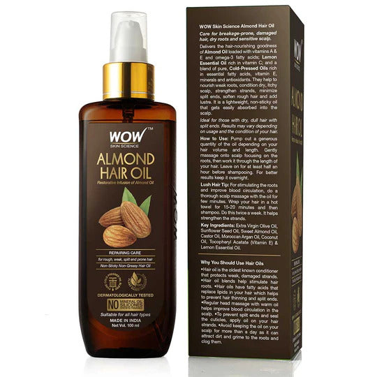 Almond Hair Oil Information