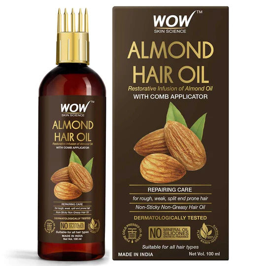 Almond Hair Oil With Comb Applicator