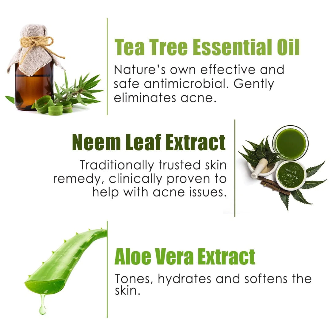 Anti Acne Neem & Tea Tree Face Wash