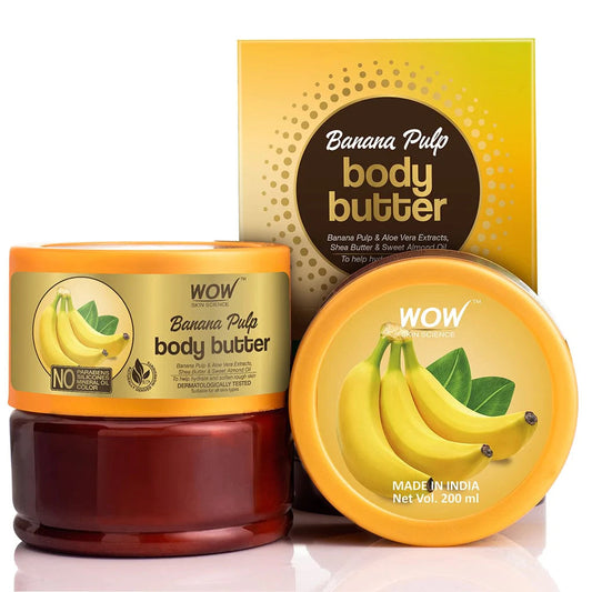 Banana Pulp Body Butter - To help hydrate and soften rough sin - Unisex