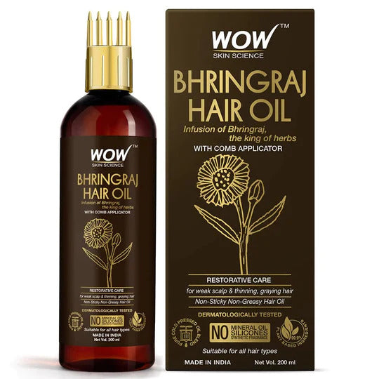 Bhringraj Hair Oil With Comb Applicator - 200 ml