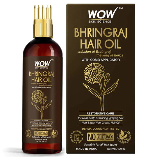 Bhringraj Hair Oil With Comb Applicator - 100 ml